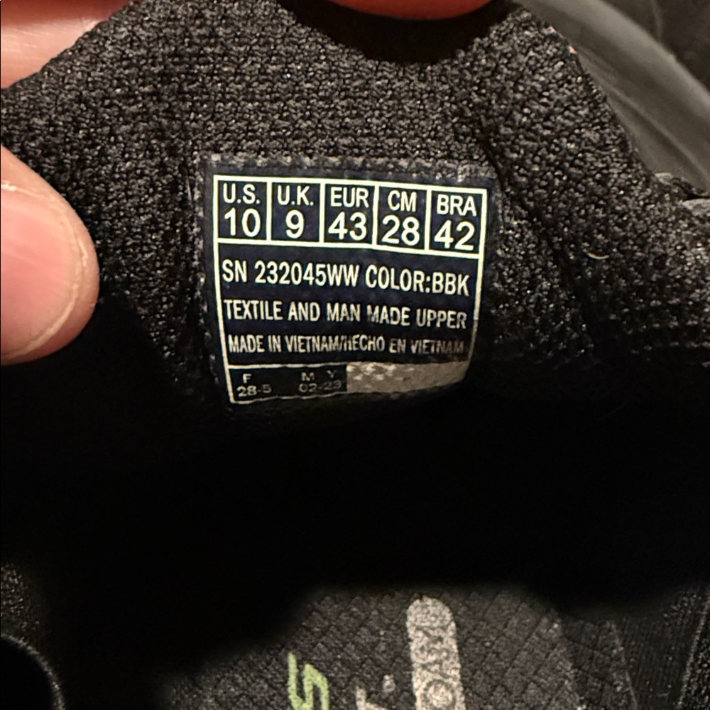 Skechers D’LUX Walker Black Comfort Walkers 10 Extra wide - Picture 9 of 10